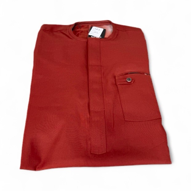 Men,s Classic African Traditional Short Sleeve Shirt and Pant Two Piece