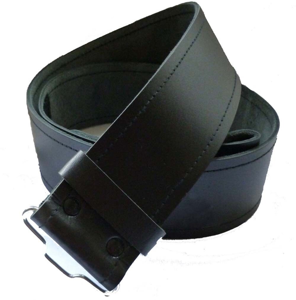 Leather Belts Kilt Scottish Highland Black Without Buckle