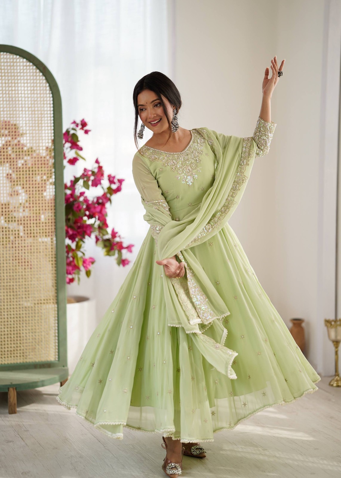 Anarkali Gown Indian Dress Salwar Kameez Ready made Party Wedding Bollywood