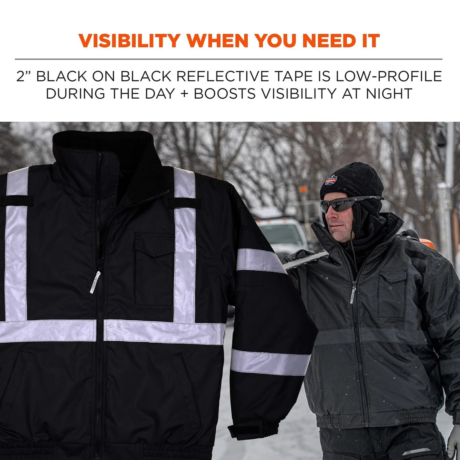 Unisex Adult Enhanced Visibility For Night Or Low Conditions Winter …
