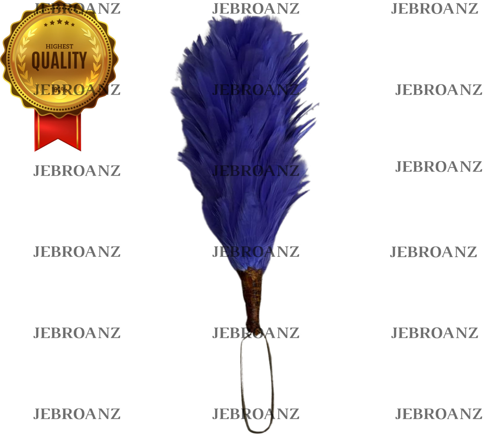 Glengarry Cap Feather Plume Hackle 6″/Balmoral Hat/Highland Head wear in Blue