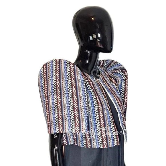 Handmade Filipino Ethnic Woven Bolero Jacket – Traditional Philippines Design