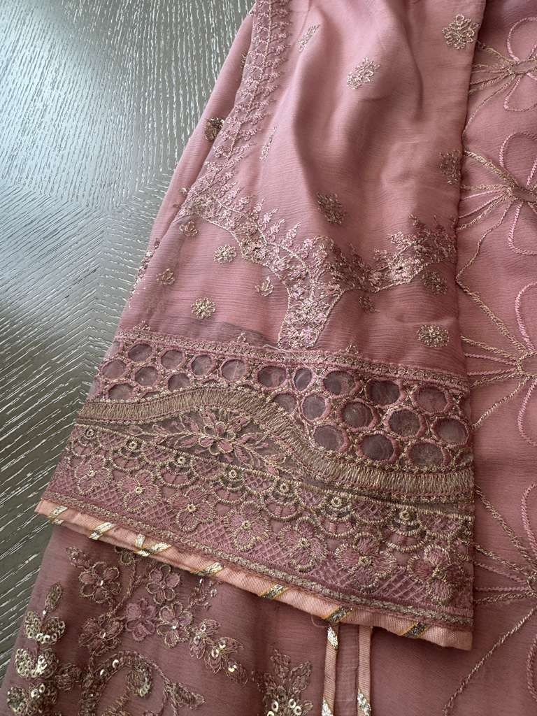 Elegant Embroidered Shalwar Kameez 3 piece Stitched