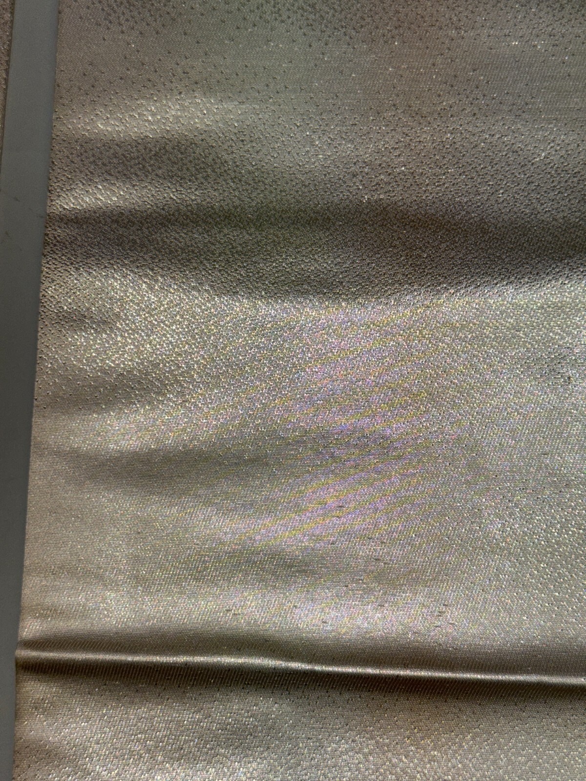 Japanese Vintage Kimono Nagoya Obi polyester silver expensive tradition 137x11in