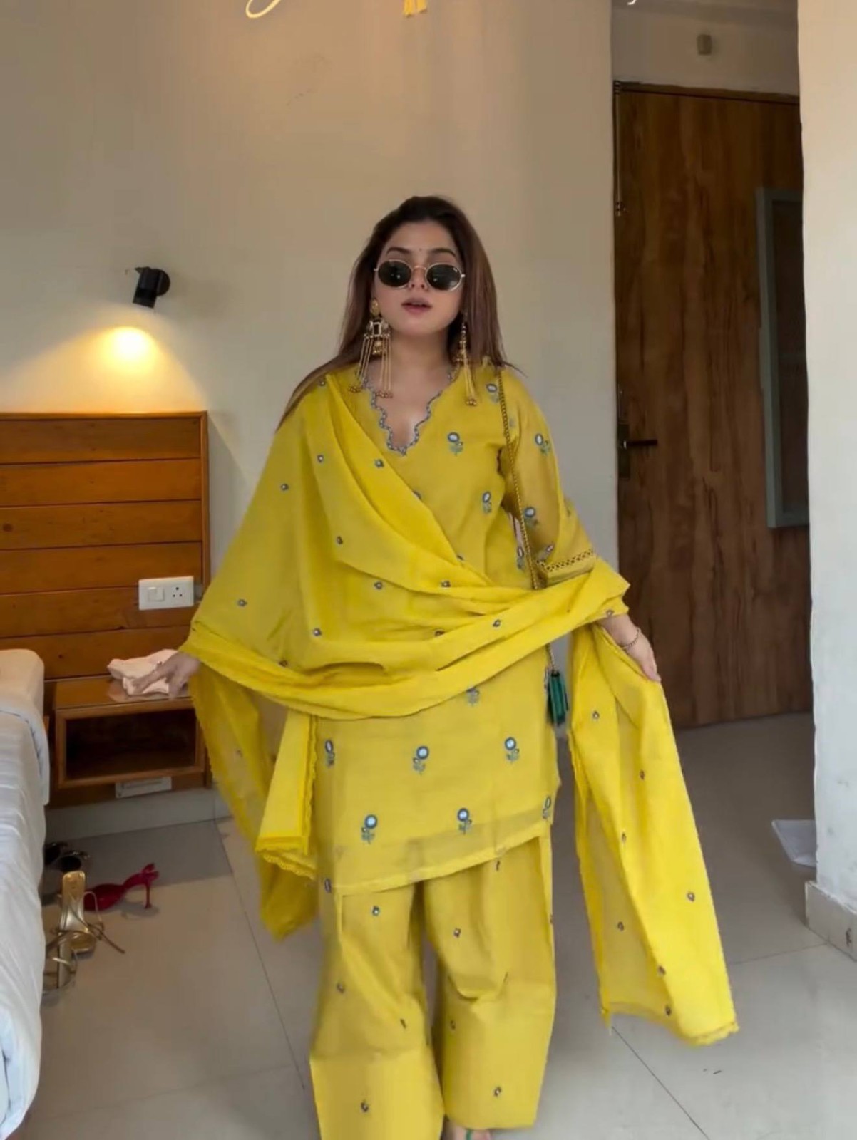 Farshi Salwar Kameez Pakistani Ready To Wear Suit Indian Wedding Party Bollywood