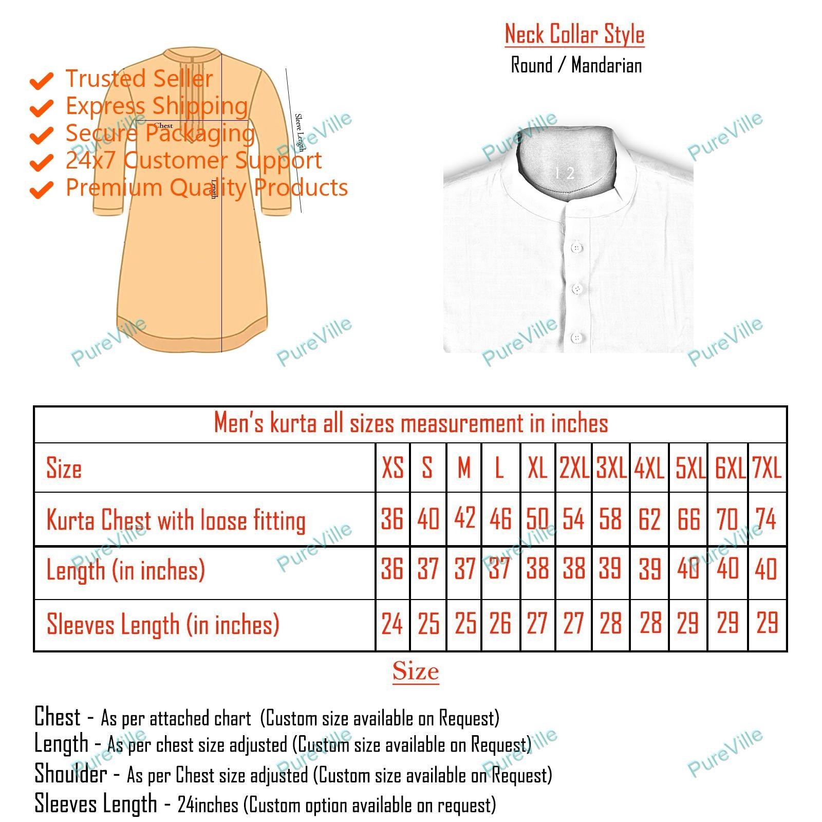Mens Kurta Yellow Color Cotton Kurta For Men Boys Traditional Indian S/M/L/XL/XX