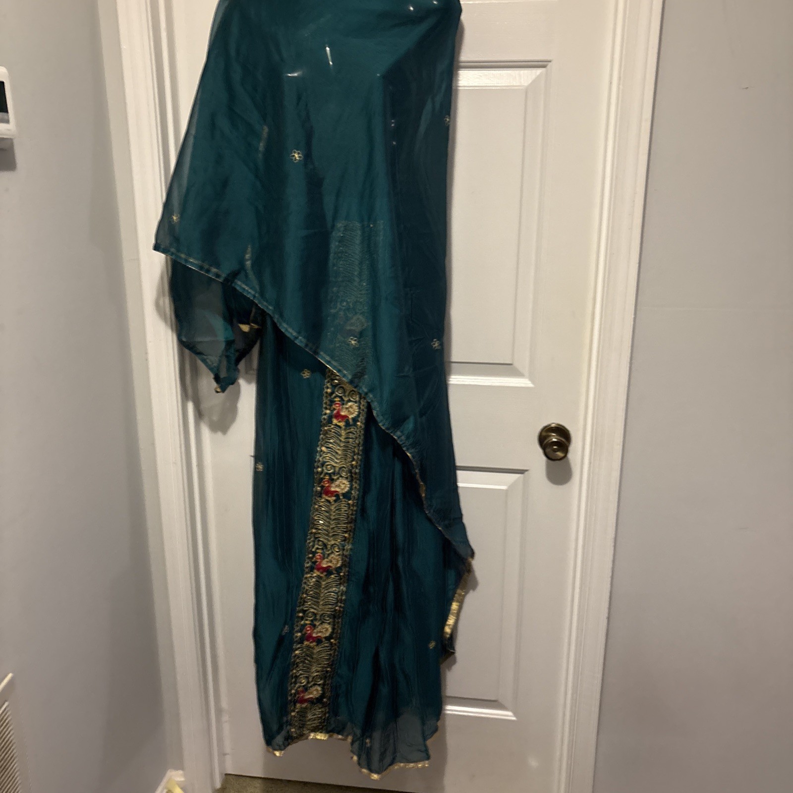 Vintage Silk Pakistani / Indian Designer Brand Skirt For Occasion’s WAIST 42”