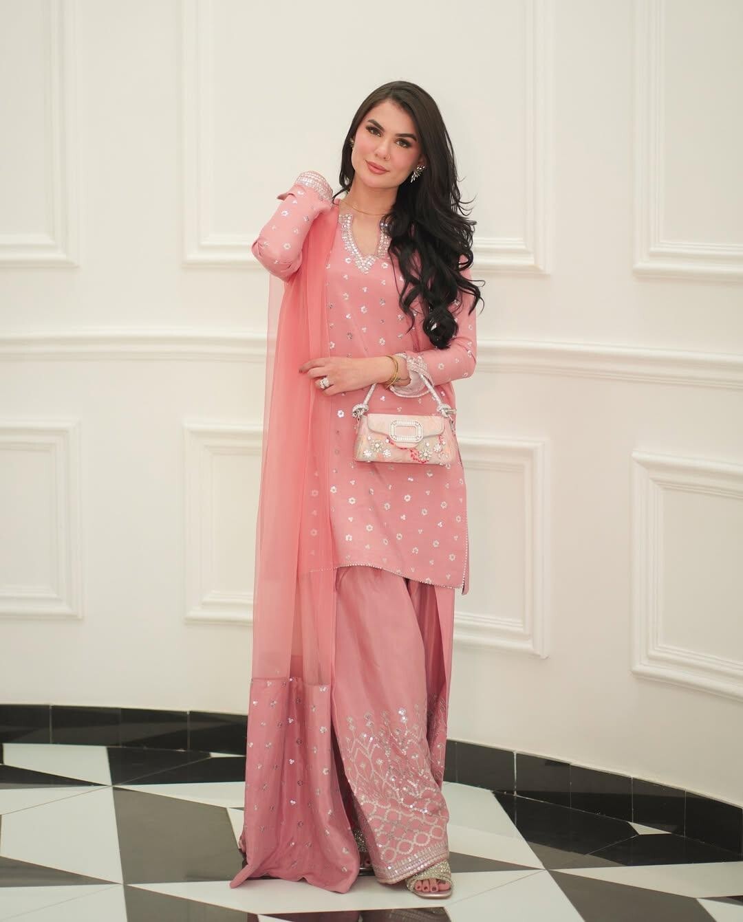 ruffle lehnga saree