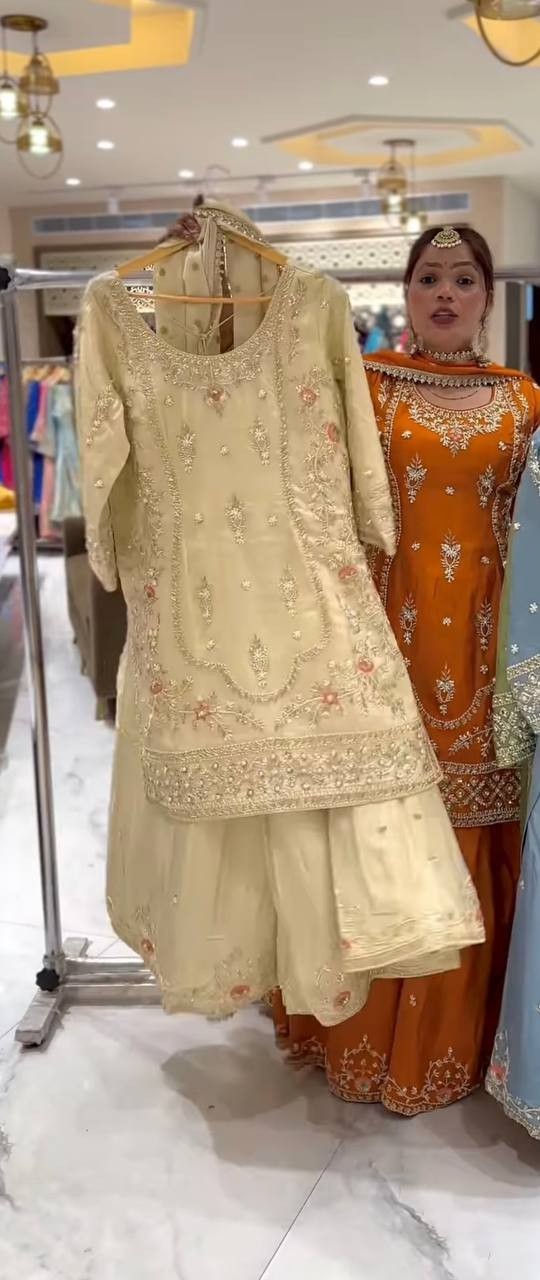 Pakistani Dress Salwar Kameez Ready To Wear Suits Indian Wedding Party 3 Piece M