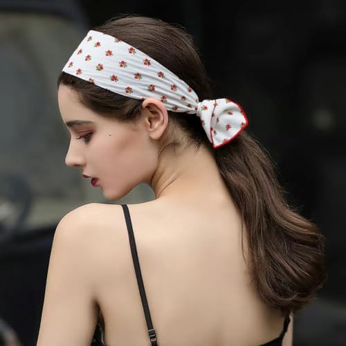Cotton-Blend Bandana, Head Scarf, Headband, Head wrap, Hair Neck Scarf Fcs025