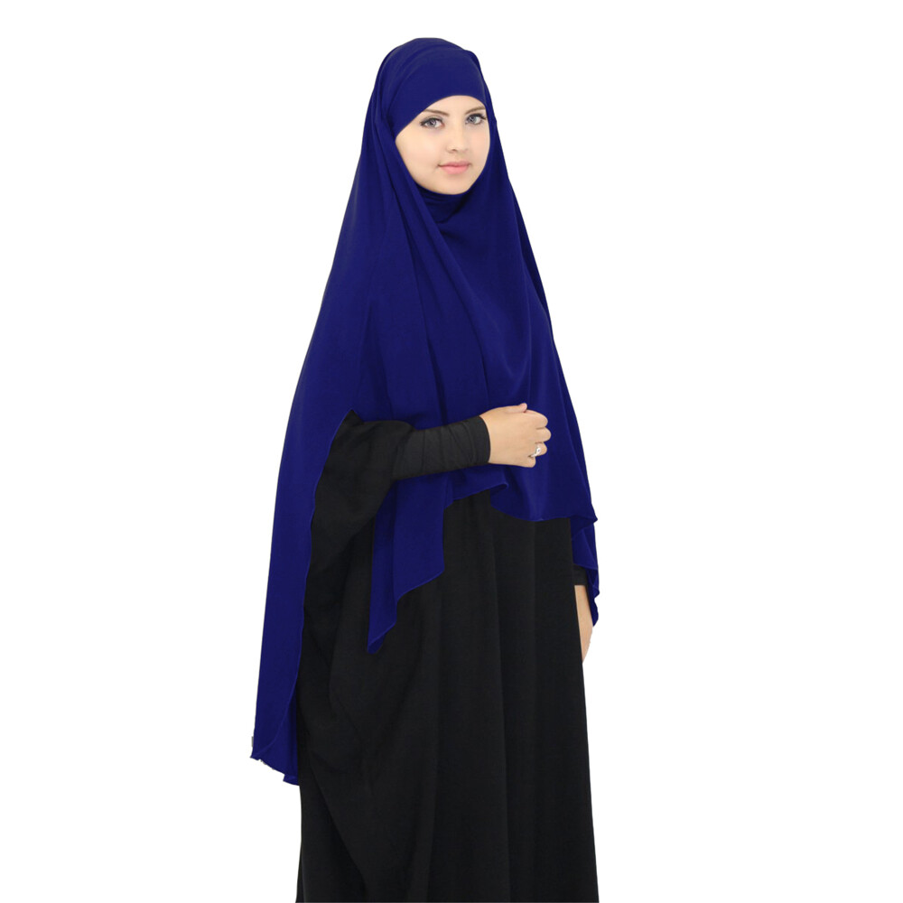 Muslim Large Hijab Overhead Women Prayer Scarf Ramadan Turban Wrap Shawl Niquab
