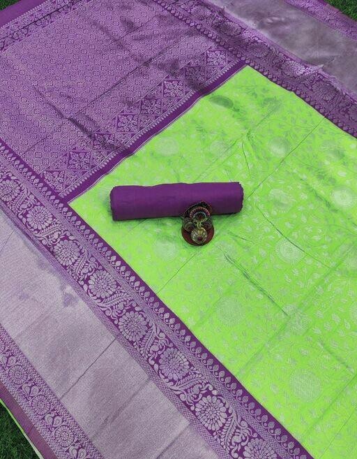 Saree Silk Sari Indian Vintage Fabric adorned with beautiful Zari work