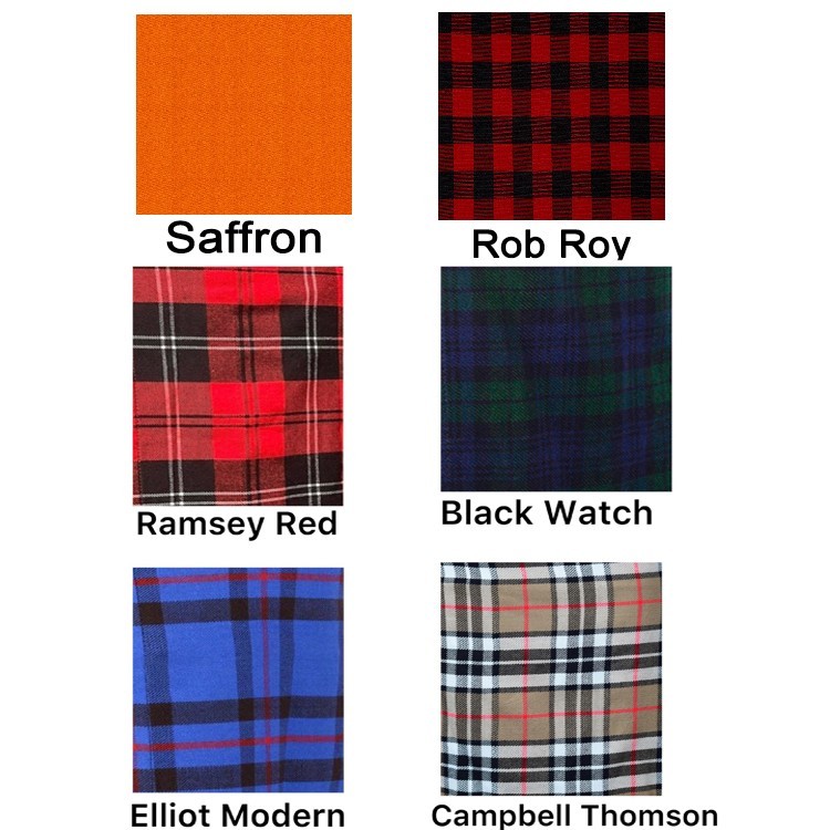 Men Scottish Gothic Kilt Macgregor Tartan Front Apron Utility Kilt Size 28-62