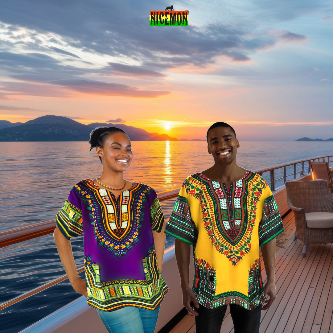 African Africa Dashiki Tribal Hippie Men Shirt Womens Dress UNISEX