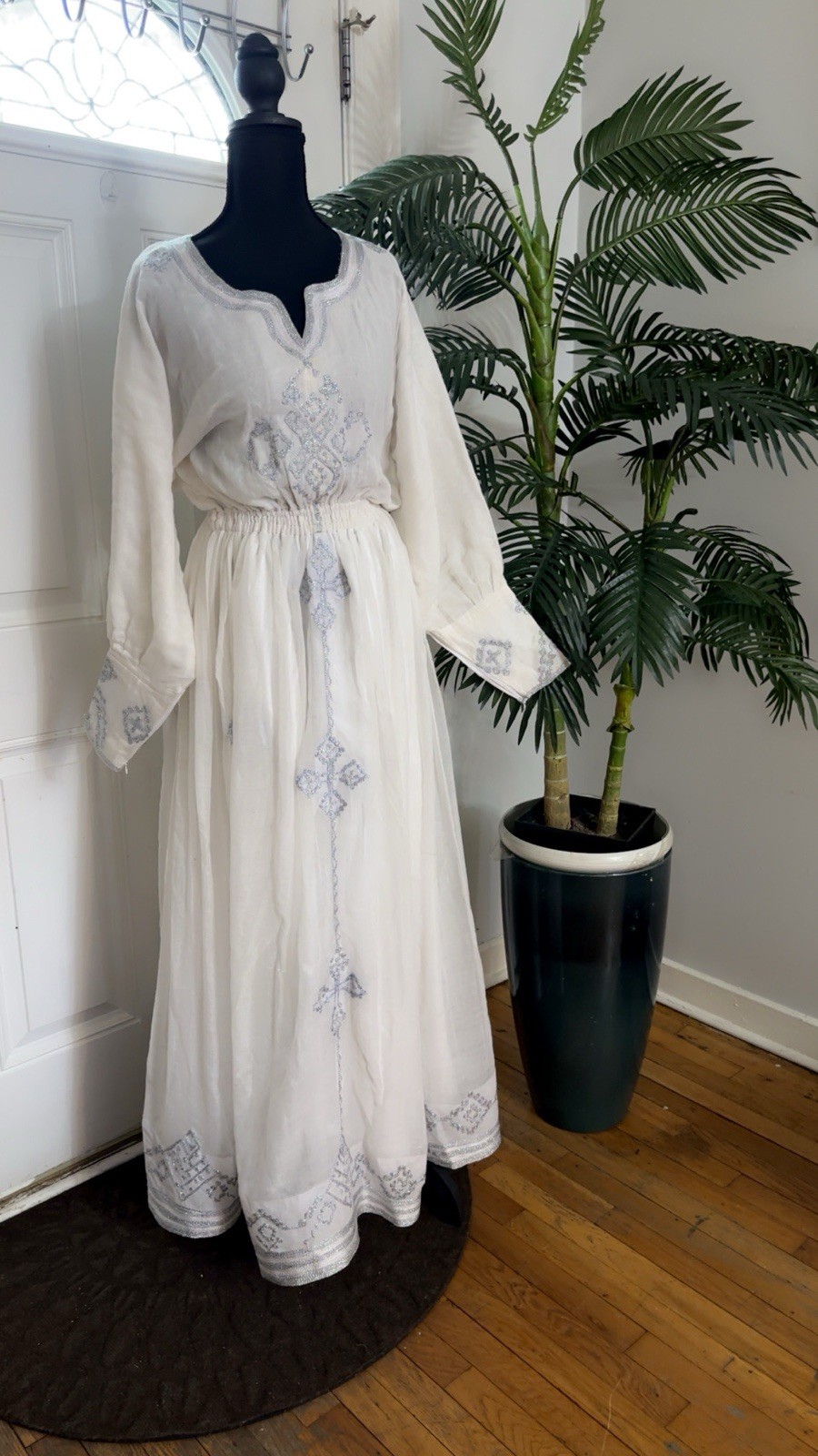 Ethiopian Eritrean Traditional Women’s Dress Habesha Kemis One SizeFits All New