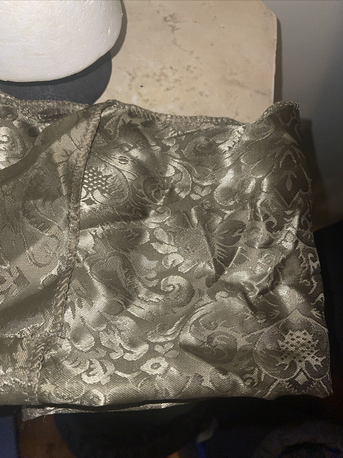 AFRICAN DANSHIKI 2 Piece MEMBROIDERY Gold On White Guinea