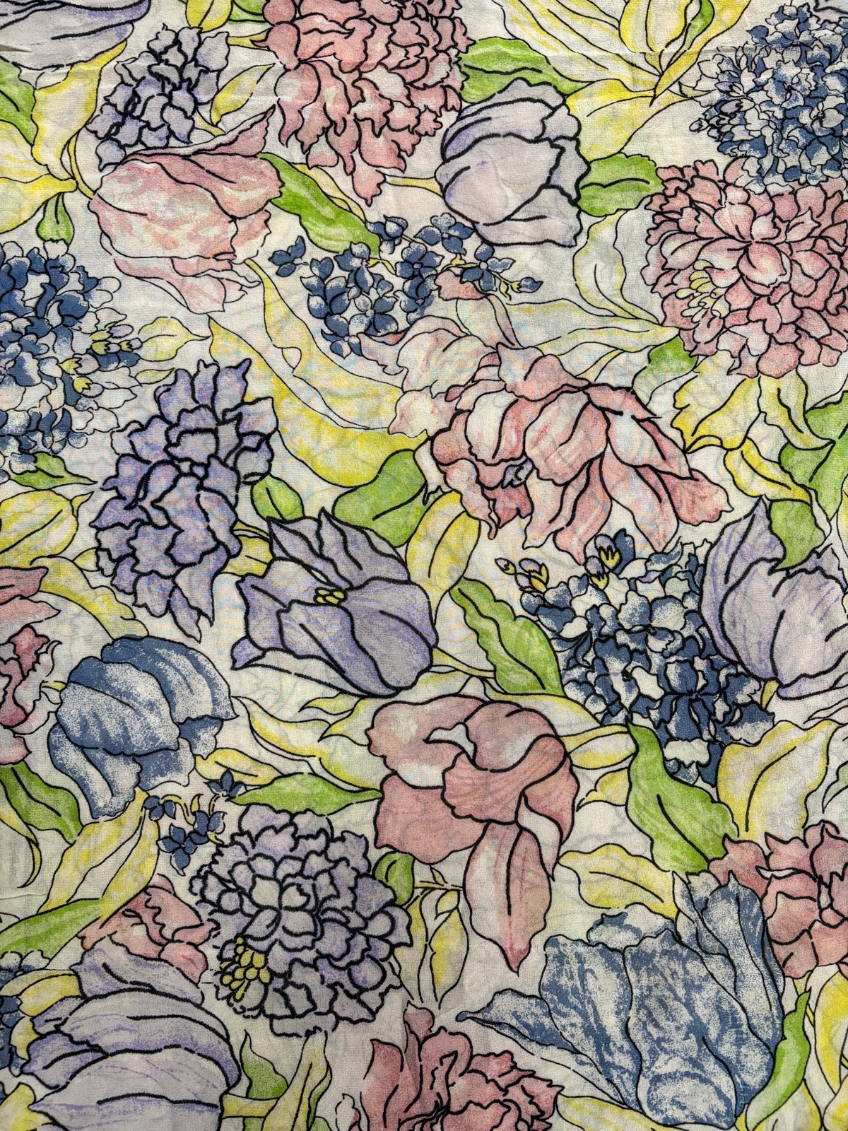 Vintage Chiffon Silk Saree, Lightweight Fabric for DIY & Sewing CS1142