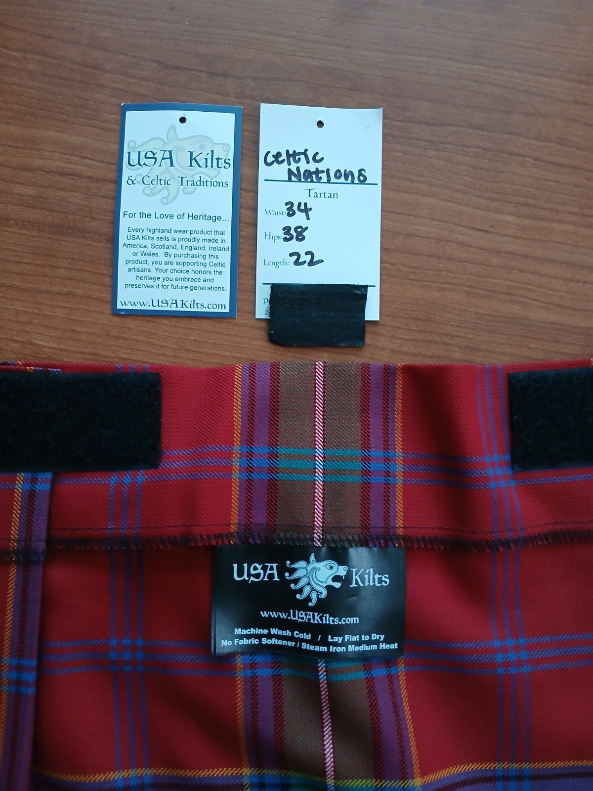 Celtic Nations Casual Kilt By USA Kilts
