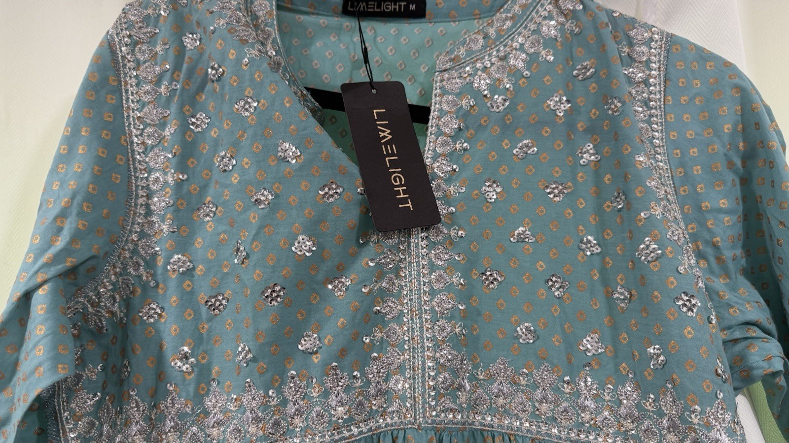 Pakistani Brand Lime Light Party Dress