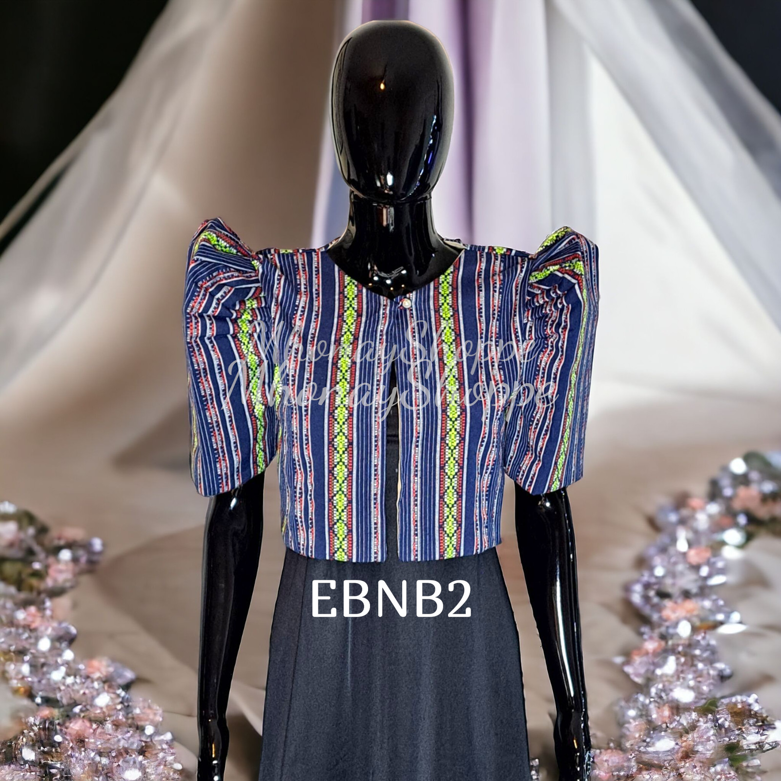 Handmade Filipino Ethnic Woven Bolero Jacket – Traditional Philippines Design