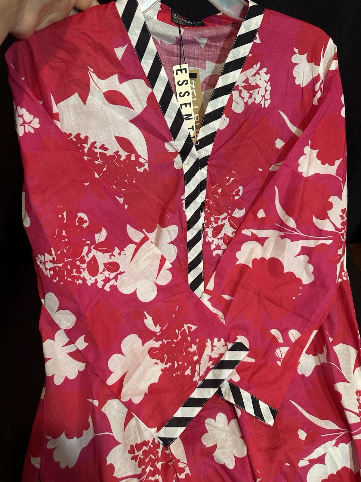 Zellbury Brand Lawn / Cotton Shirt / Kurti – Printed 1 Pc – Medium Only -$18