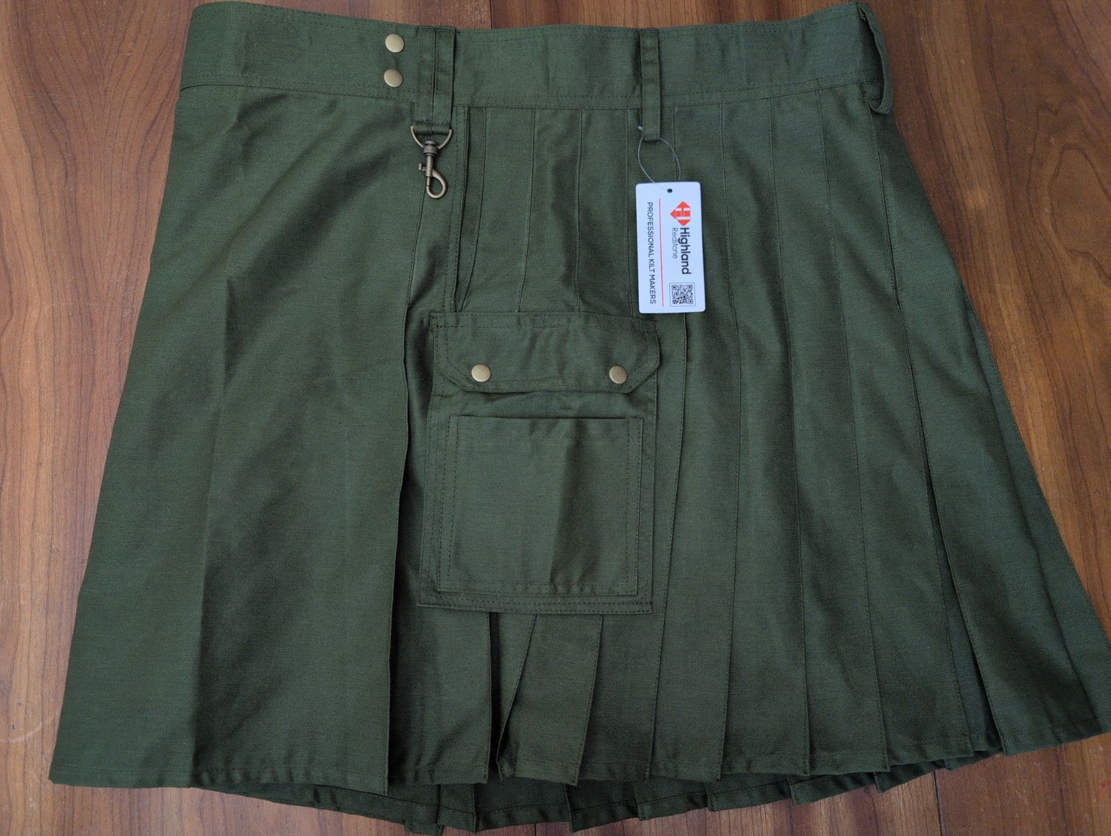 Highland Redstone Army Green Hybrid Utility Kilt Men’s 46 NWT Pocket