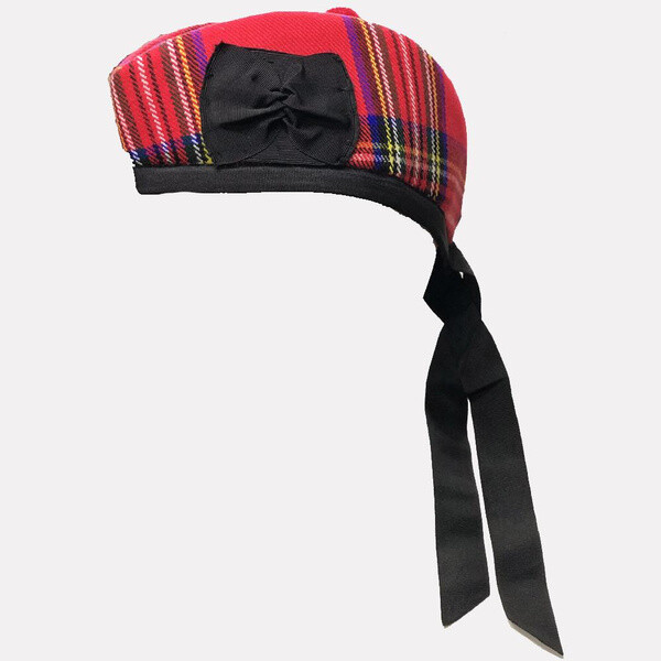 New Great Scottish Royal Stewart Tartan Glengarry Hat