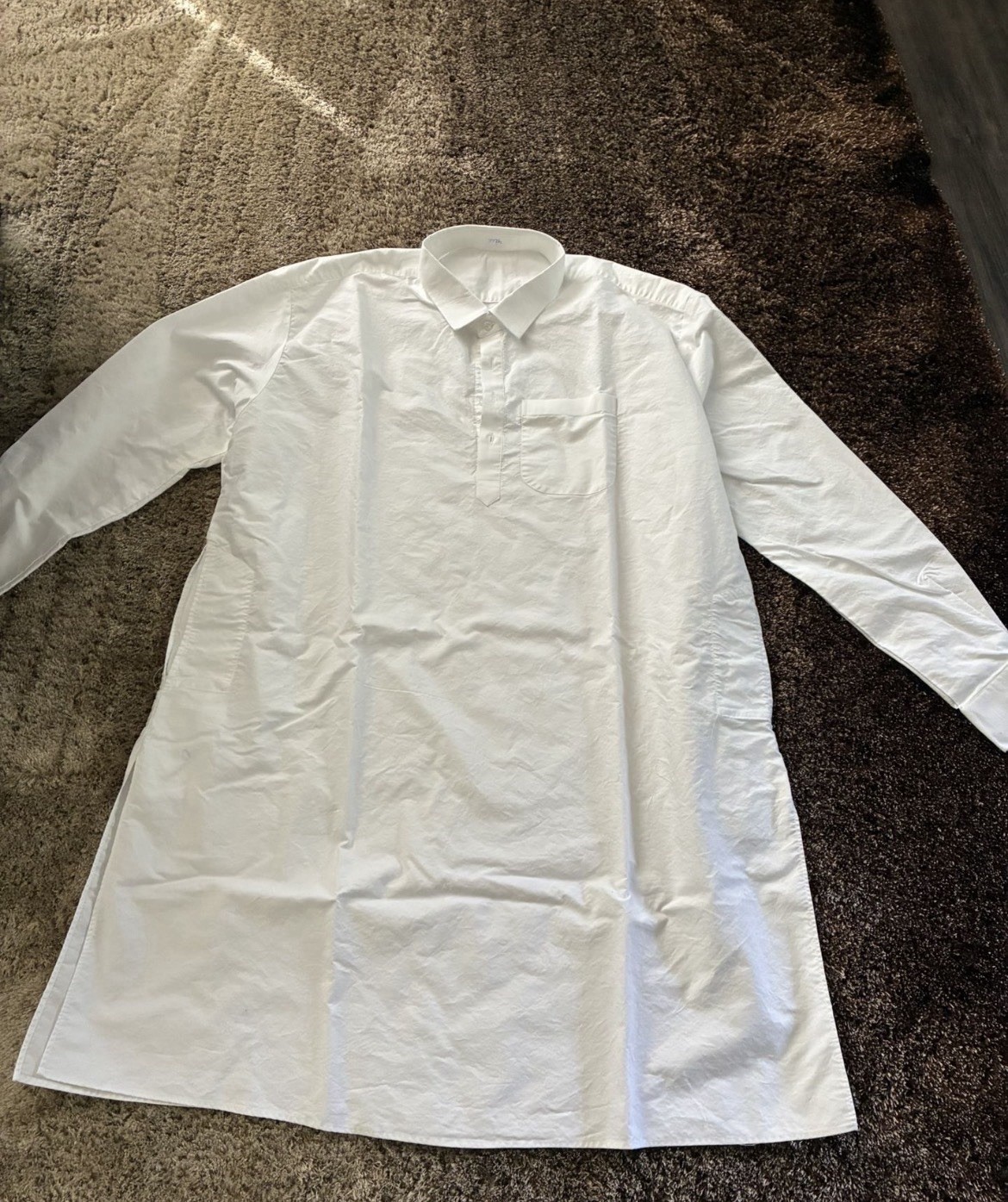 White Punjabi Kurta Set