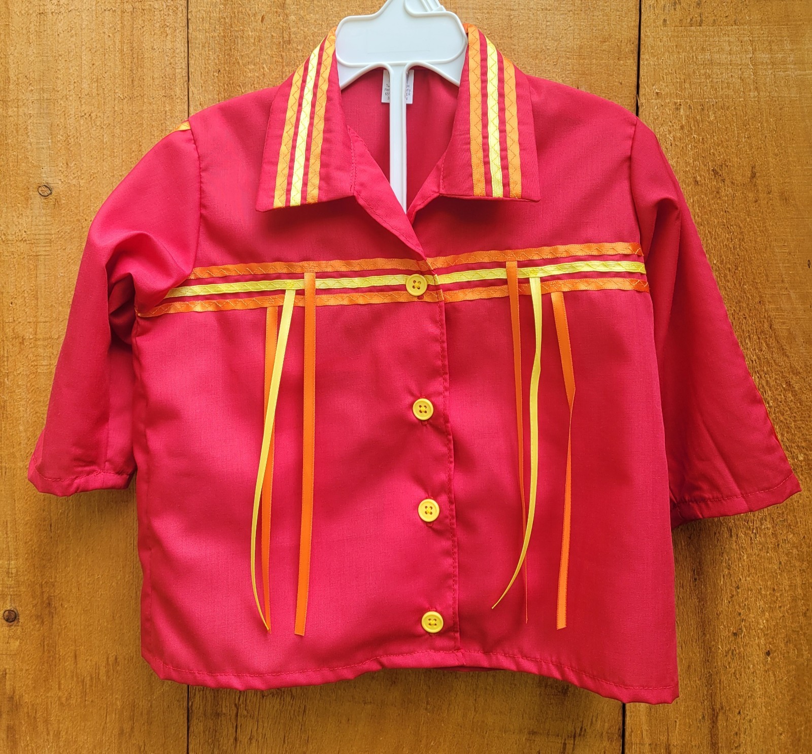 Child’s ribbon shirt size 2 powwow regalia FREE SHIPPING