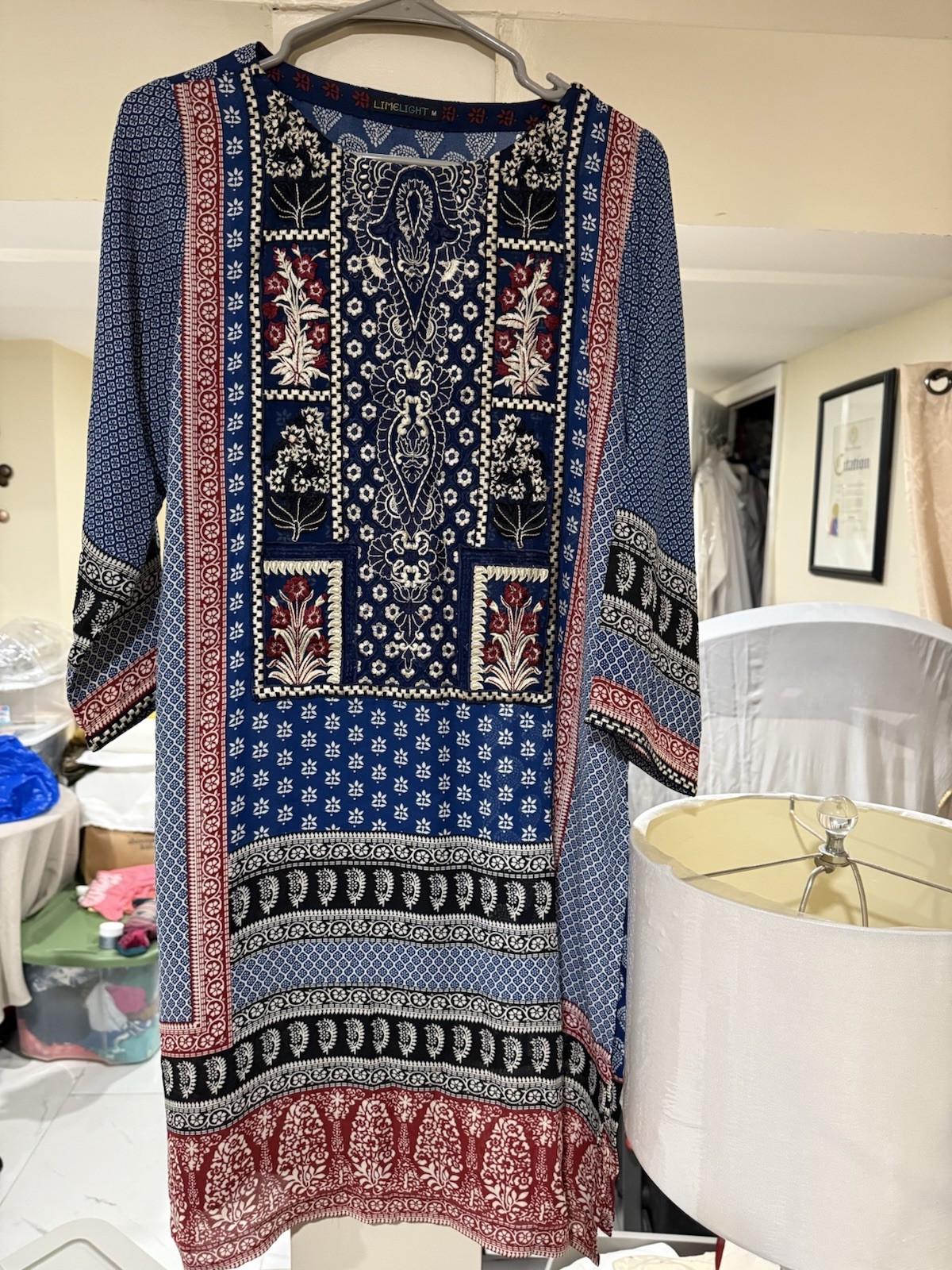 Indian/Pakistani Ready To Wear Embroidered Shirt/Kameez