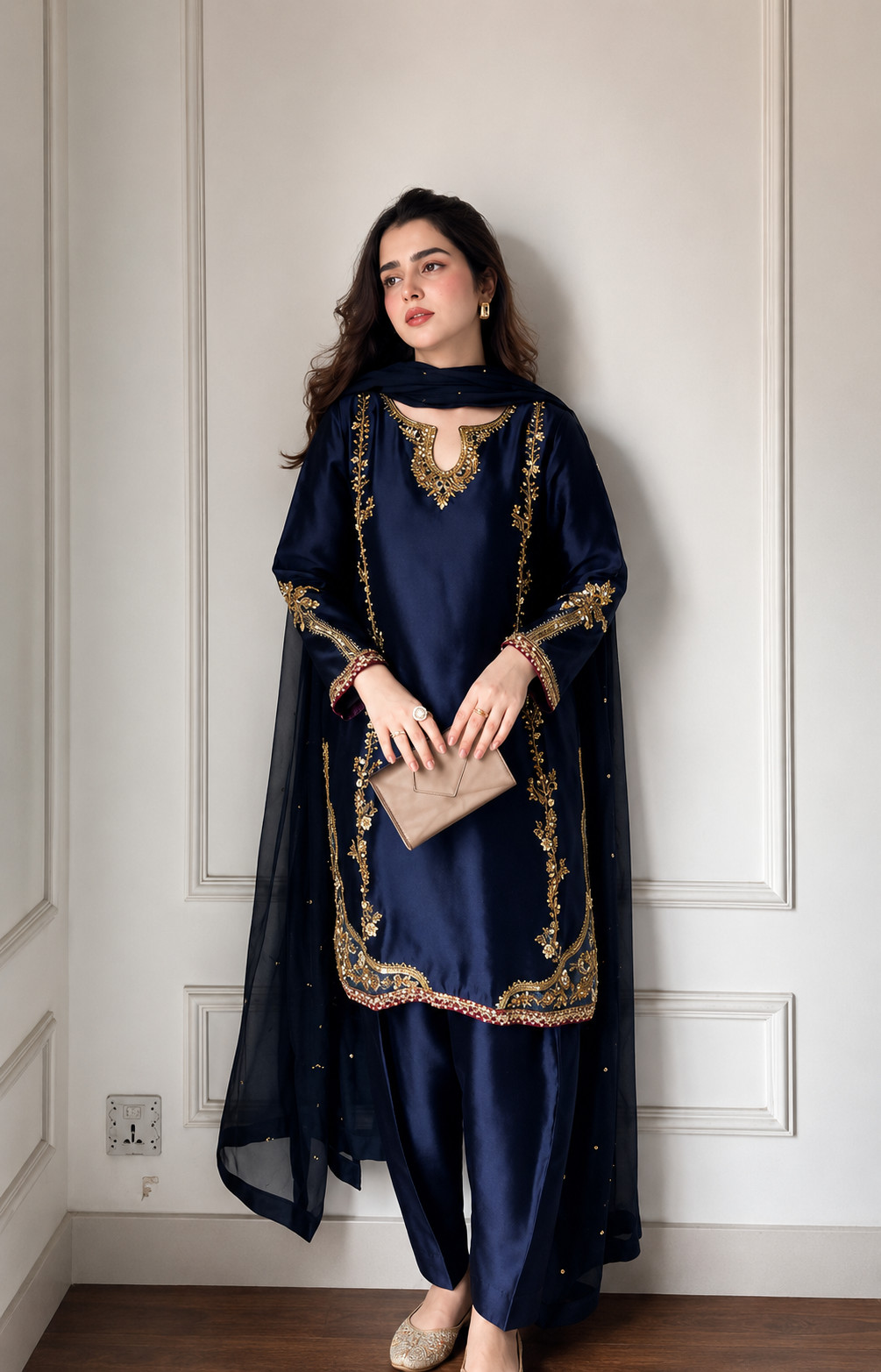 Pakistani Farshi Ready made 3 Piece Suits Bollywood Party Wedding Salwar Kameez