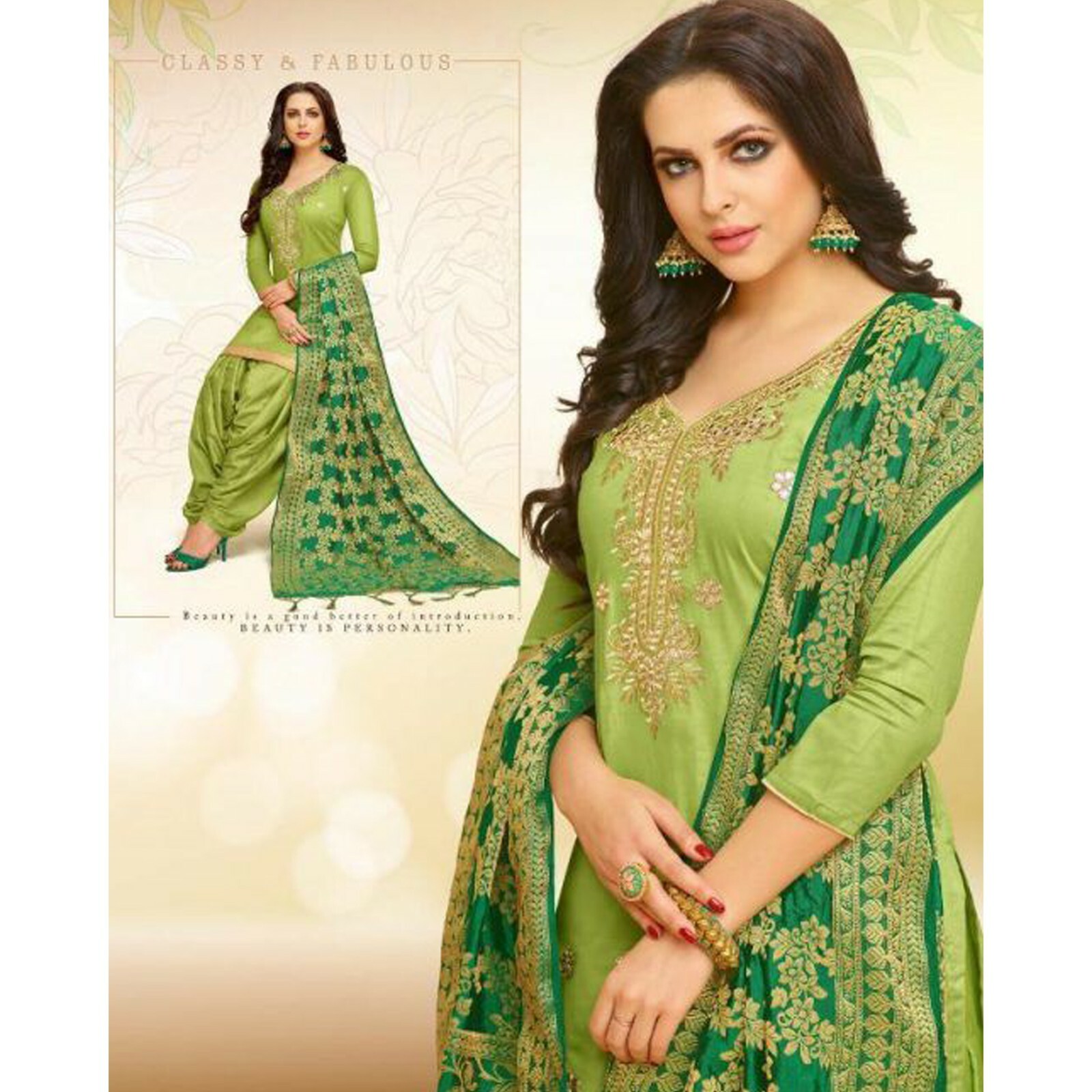 Party Wear Pakistani Indian Beautiful Designer Punjabi Patiyala Dupatta Dresses