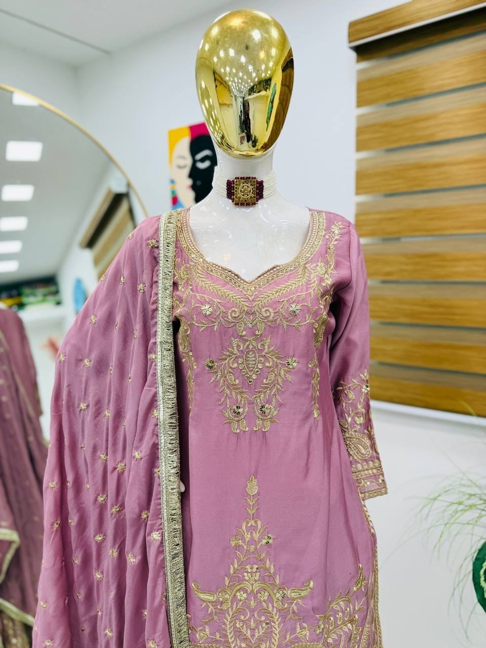 SALWAR KAMEEZ PAKISTANI INDIAN WEDDING PARTY WEAR DRESS BOLLYWOOD SUIT SHARARA