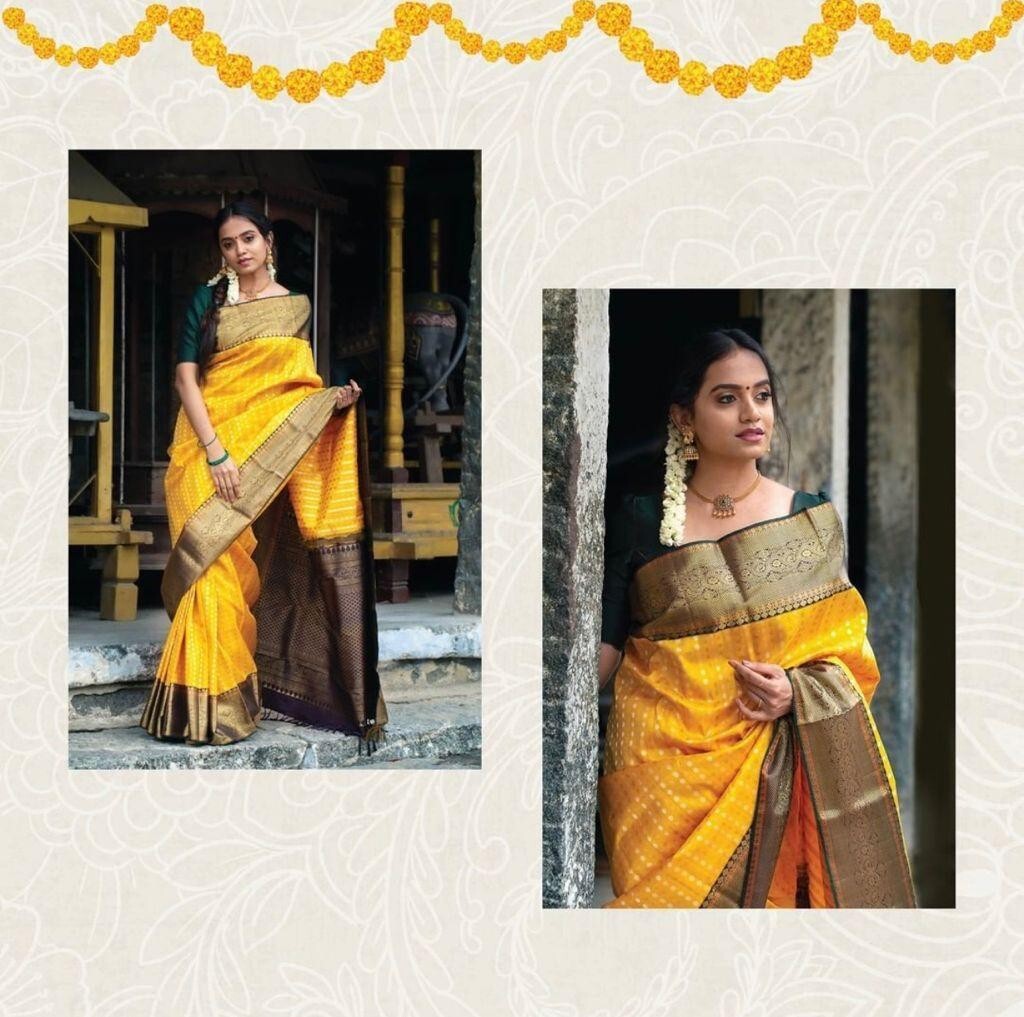 Designer Sari Bollywood Bridal Silk Saree Blouse South Indian Ethnic Ready Made
