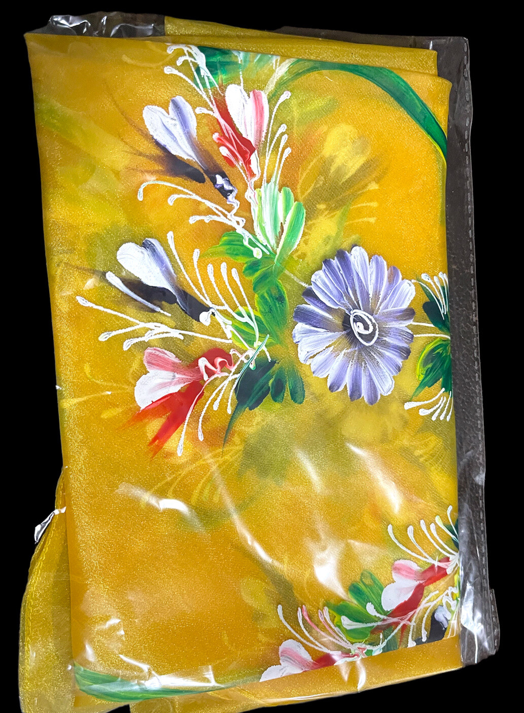 Filipiniana alampay embroidered With Brooch Included.. Pls message for colors.