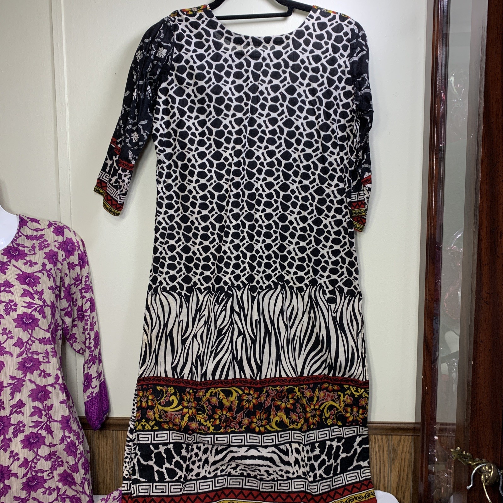 Womens Pakistani Indian Shirt Dresses Lightweight Lawn Cotton Lot Of 2