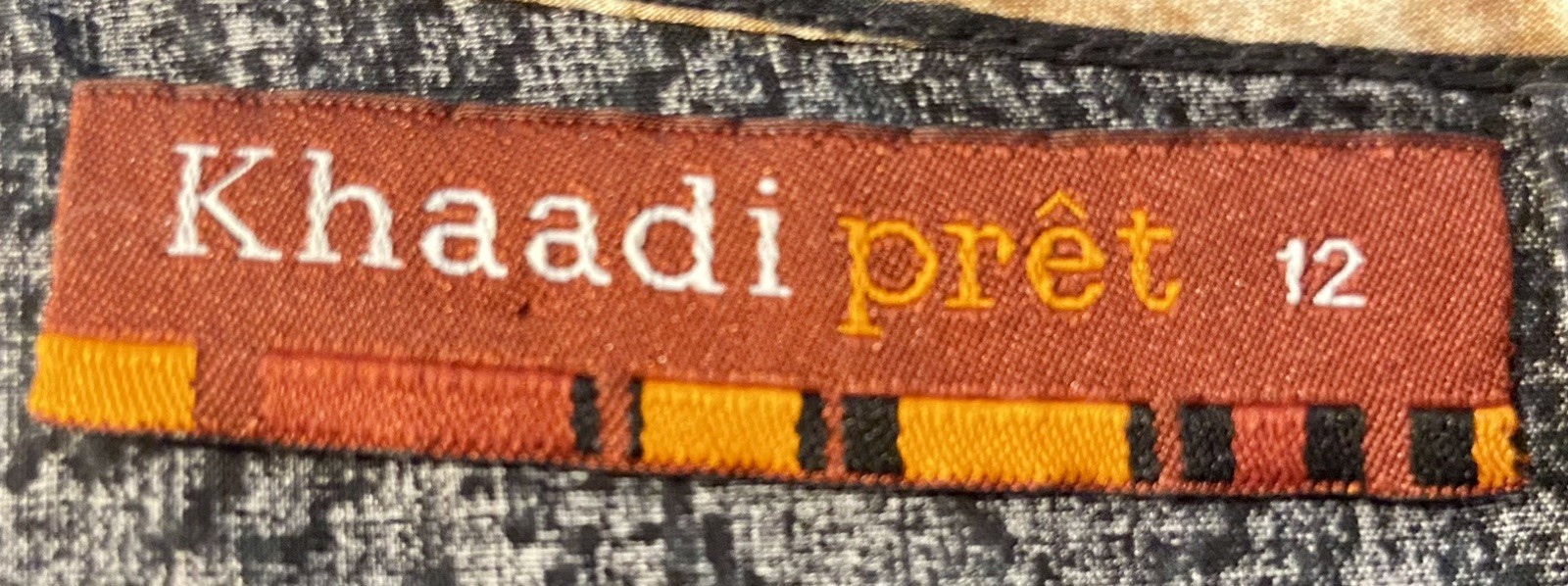 Khaadi Pret Cotton Lawn Kurta Women Kurti Dress Tunic Embroidered Ethnic Size 12