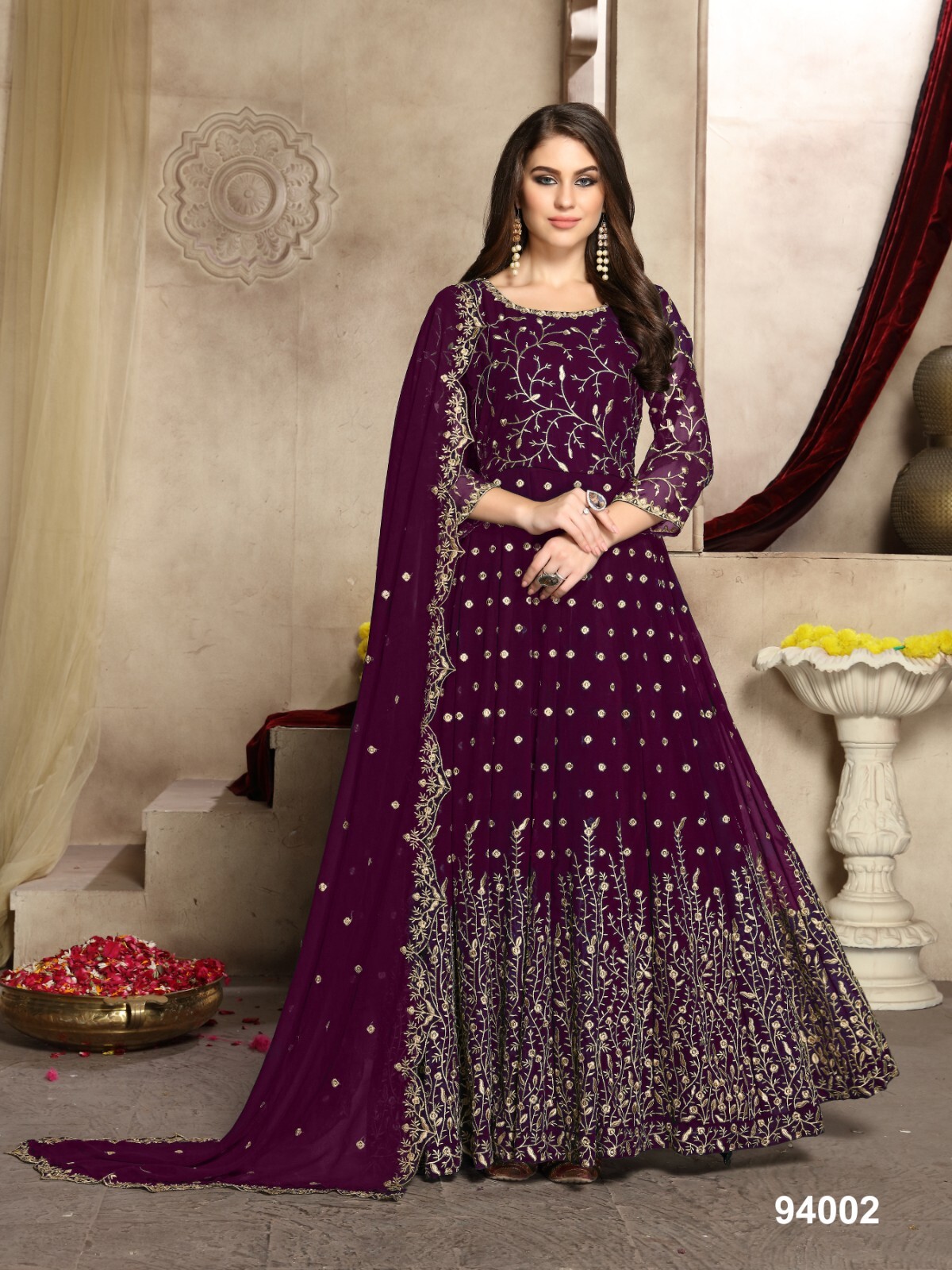 Pakistani Shalwar kameez Party Wear Anarkali Gown Dress Bollywood Indian Wedding