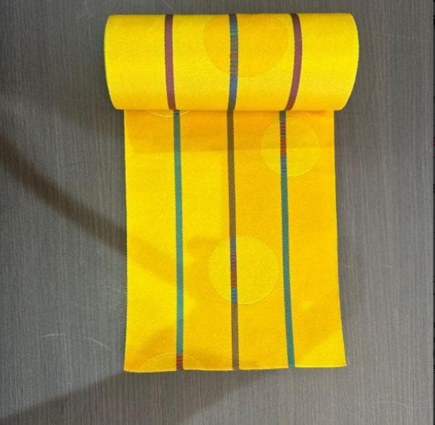 Yukata obi (sash) 4-piece set: Blue/Yellow/Red Japanese clothing accessories