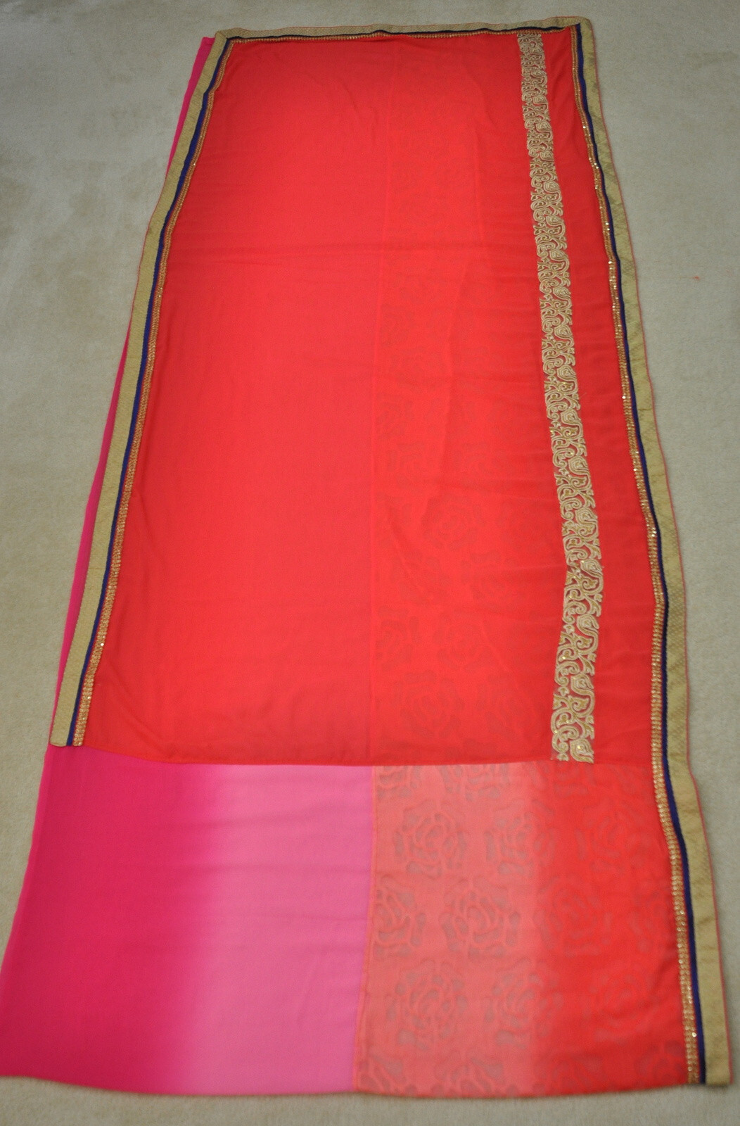 Bollywood Designer Sari Saree un-stitched Blouse salwar kameez Pink