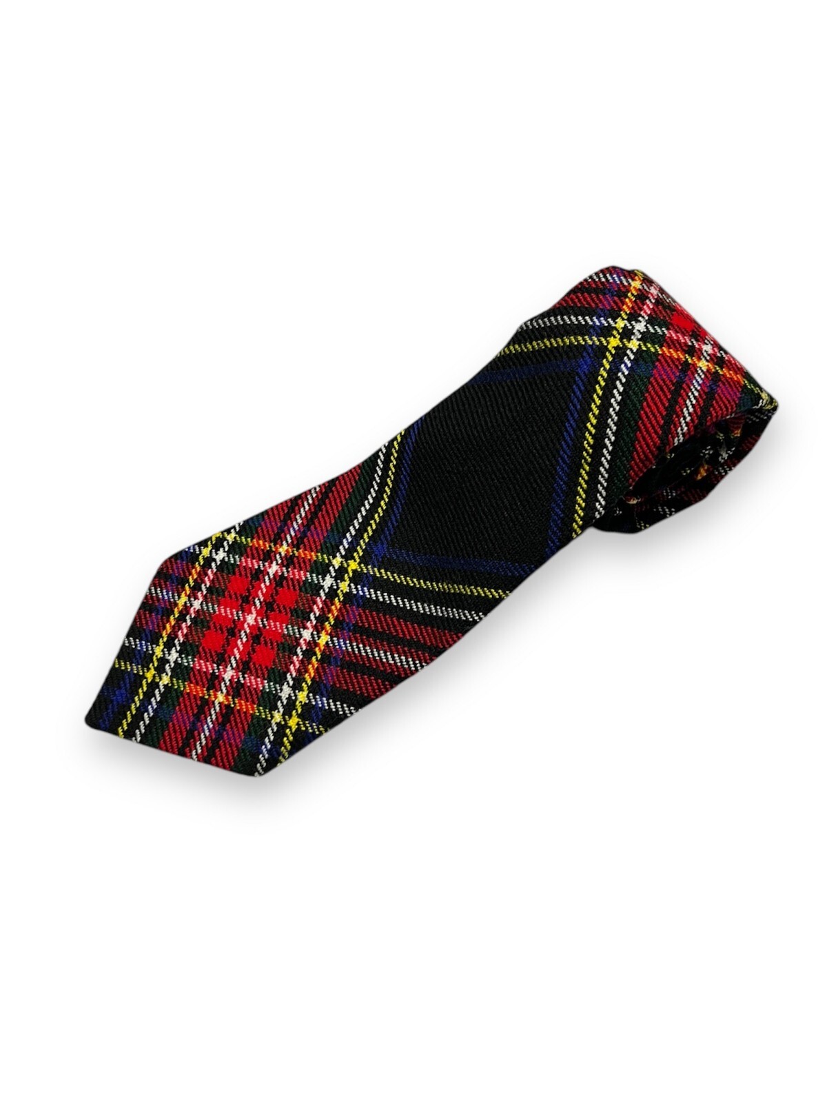 Men’s Scottish Black Stewart Tartan tie Formal tie For Wedding