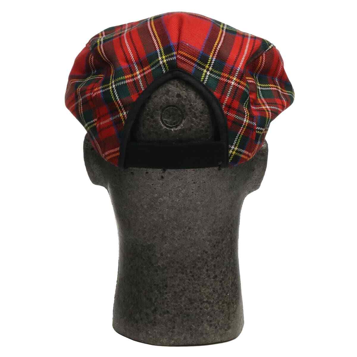 Stewart Royal Modern Tartan Driving Cap or Golf Cap