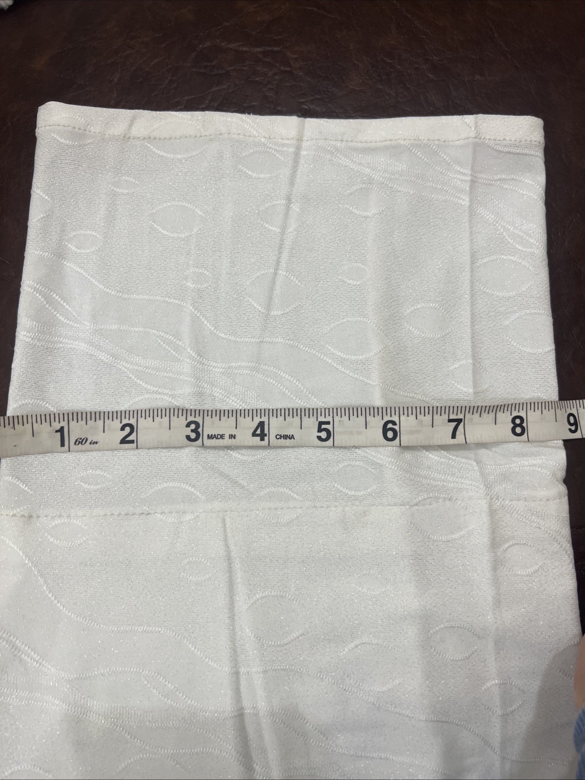 2 Piece Al Amira Jersey Hijab White Lycra New Shimmer