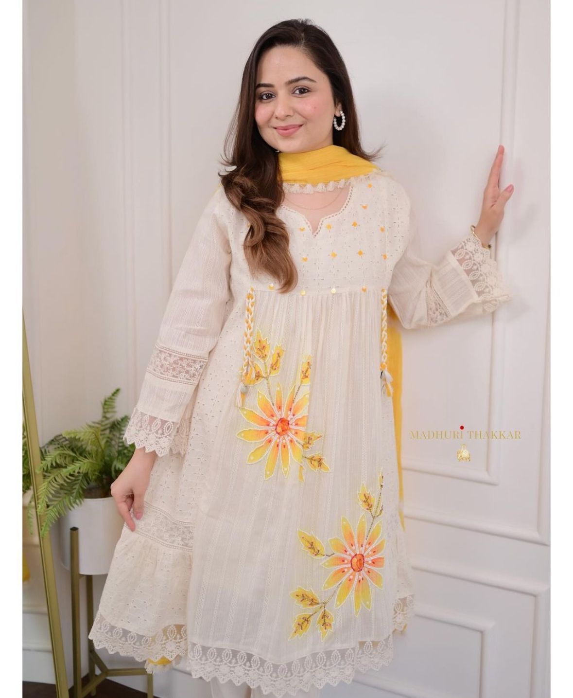 Fully Readymade Indian Festival Wear Kurta Pant Set Salwar Kameez Fully Stitched