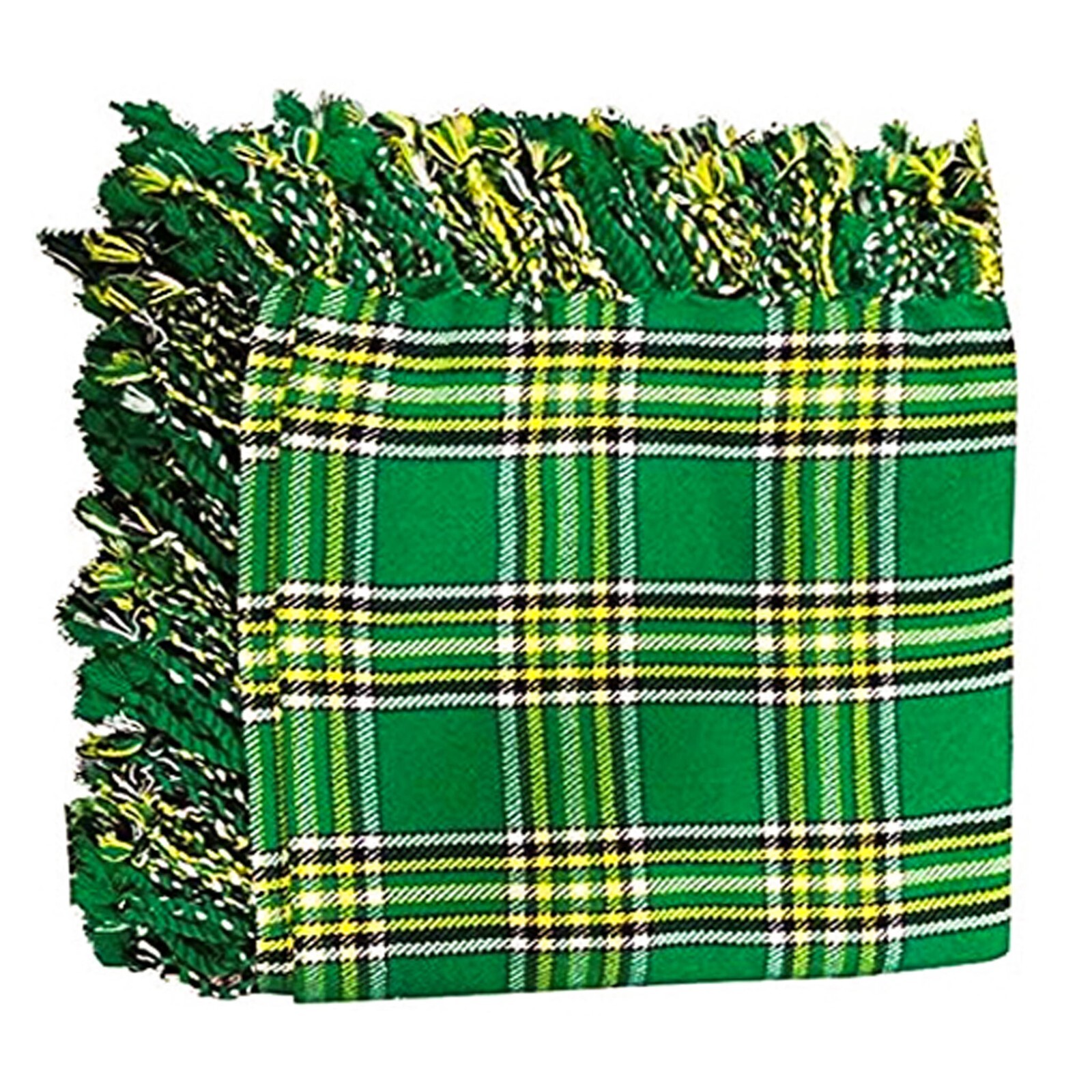 Traditional Tartan Fly Plaid Irish Heritage Acrylic Wool Tartan Piper Fly Plaid