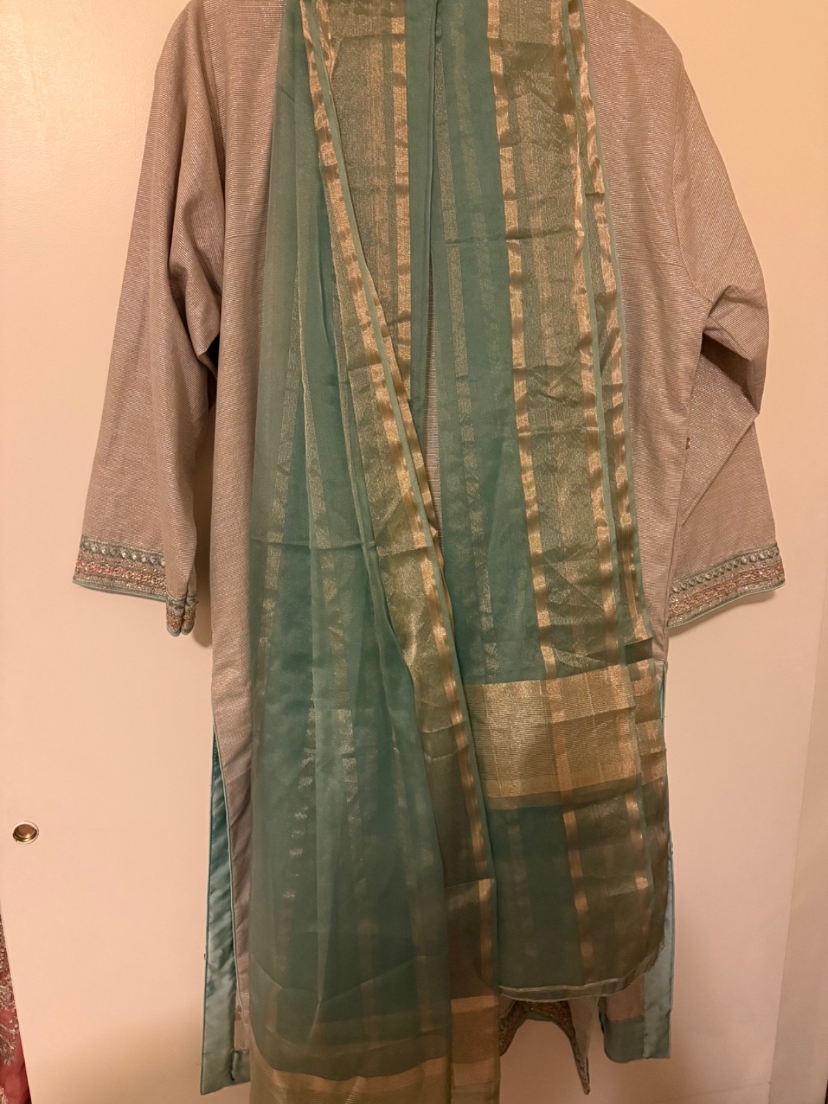 Women New Kameez Trouser with Duppatta Pakistani/Indian XL