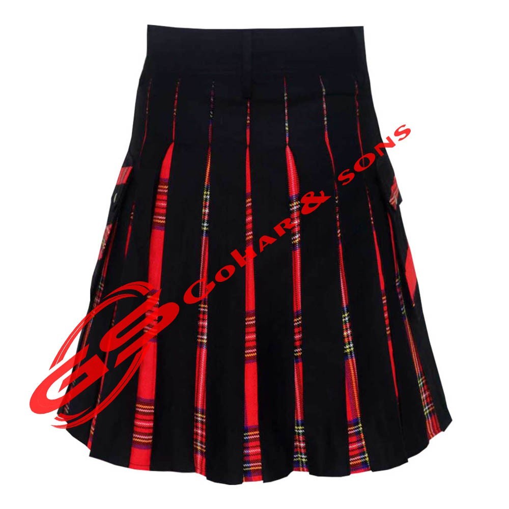 Men’s Hybrid Kilt Cross Strip Designer Cotton &tartan