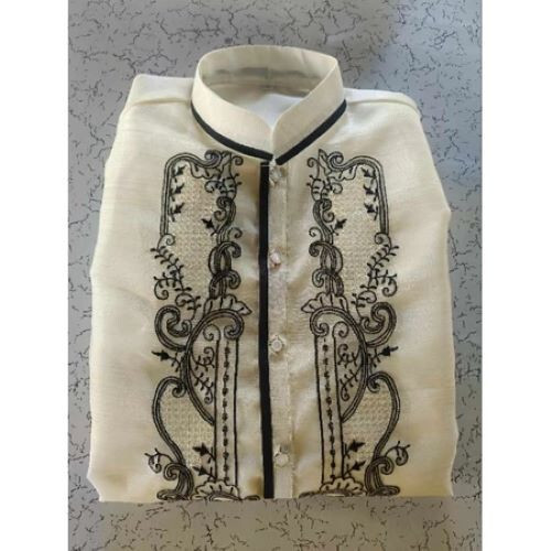 barong tagalog piña mocha with lining