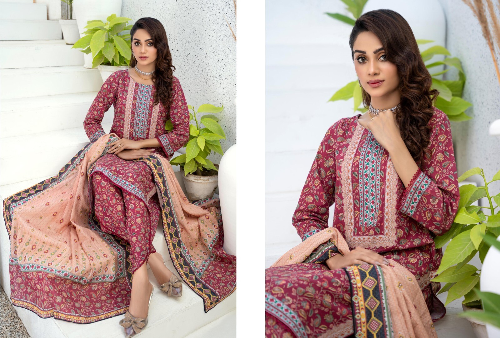 MTF THE WINTRY CITY DIGITAL IDENTIC PRINTED KHADDAR 3 PIECE READY TO WEAR