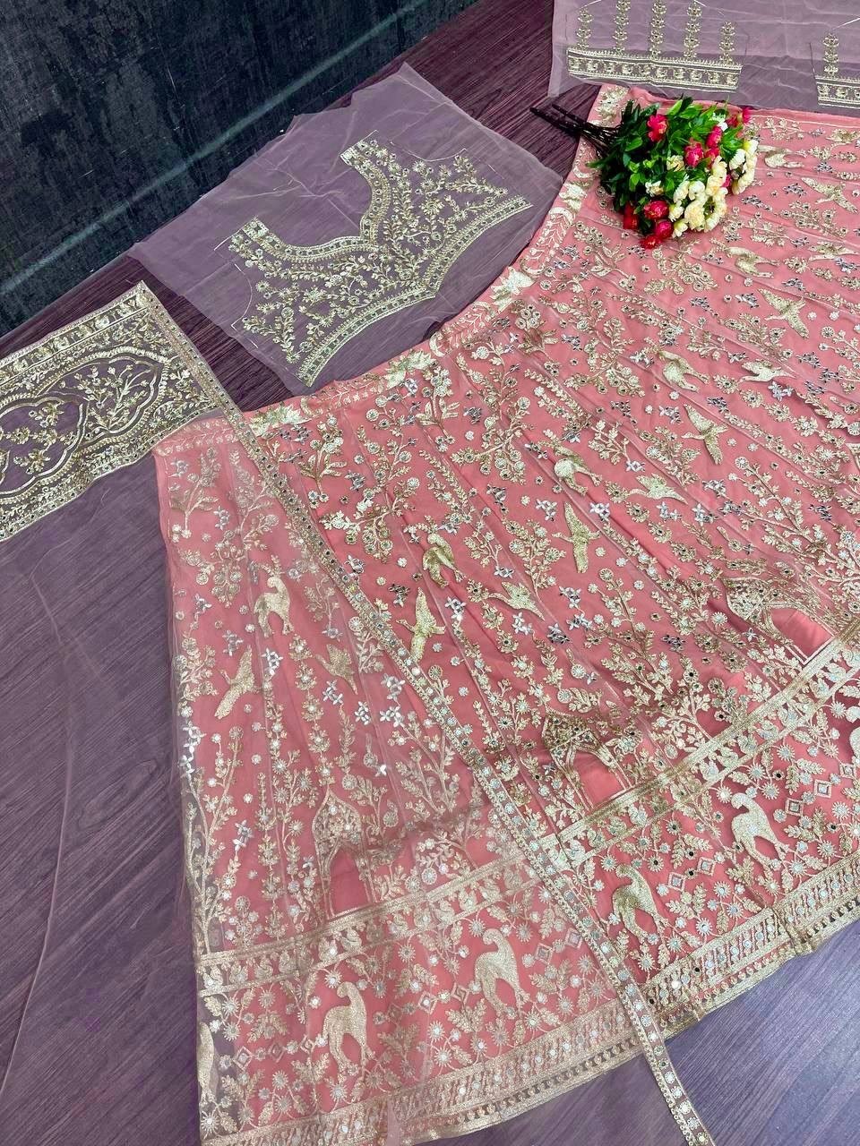 Latest Designer Heavy Soft Net Lehenga Choli With Fancy Dupatta For Wedding Wear